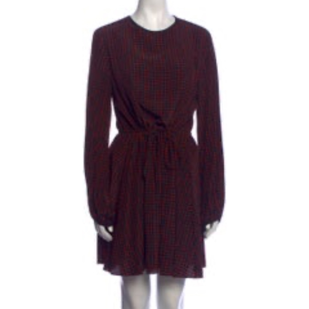 DIANE VON FURSTENBERG Silk Mini Dress Size XL/12
